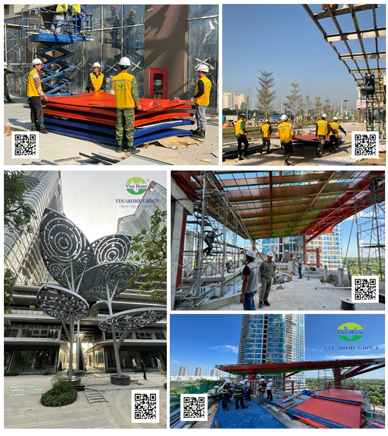 Mái sảnh toà: Heaven Park Residence, Ecopark - Vinahome