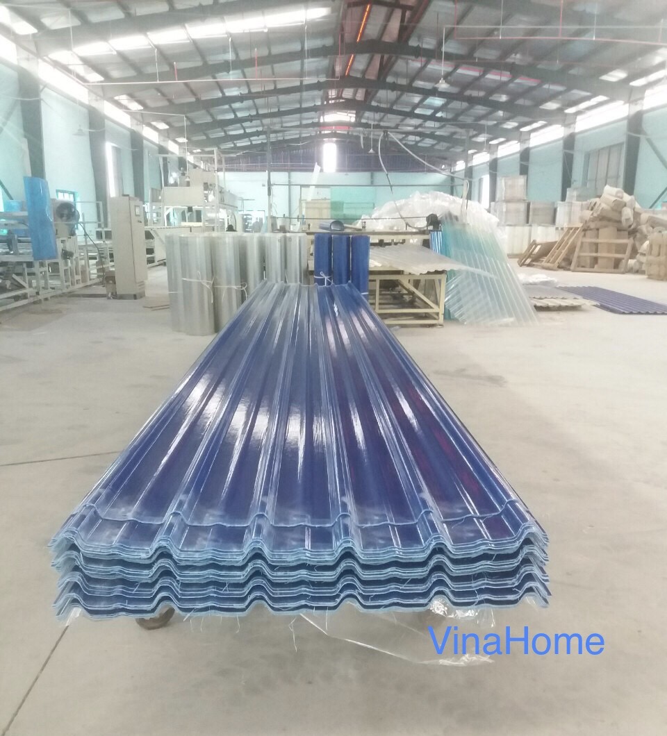 Tấm Lợp Lấy Sáng Composite xanh ngọc